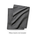 thumbnail image 3 of Bare Home Pillow Sham Set - Premium 1800 Collection - Double Brushed - Euro, Gray, 3 of 9