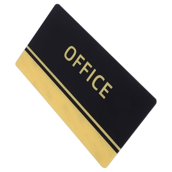 Worgeous Acrylic Office Door Sign With Self Adhesive Backing Easy To Install Name Plate For Wall And Door Suitable For Business And Home Office Decor