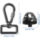 thumbnail image 4 of Correa de cámara de liberación rápida, 3 juegos de tornillos para correa de cámara para conectar cámara SLR y correa de hombro, adaptador de tornillo de correa de cámara de metal, 4 of 5