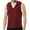 Wine, variant on Mens Tank Top Beach Men Casual Solid Sleeveless Pullover Vest Hooded Button T Shirt Blouse