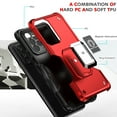 thumbnail image 3 of Mantto for Galaxy A53 5G Cover with Ring Kickstand, Impact-Resistant, Shockproof, Protective Bumper Magnetic with Car Mount Durable Hybrid Rugged Phone Case For Samsung Galaxy A53 5G, Mint, 3 of 9