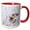 Red/White, variant on 3drose, Rough-legged Hawk in Winter in the Flathead Valley, Montana, Usa, 15oz Two-tone Yellow Mug