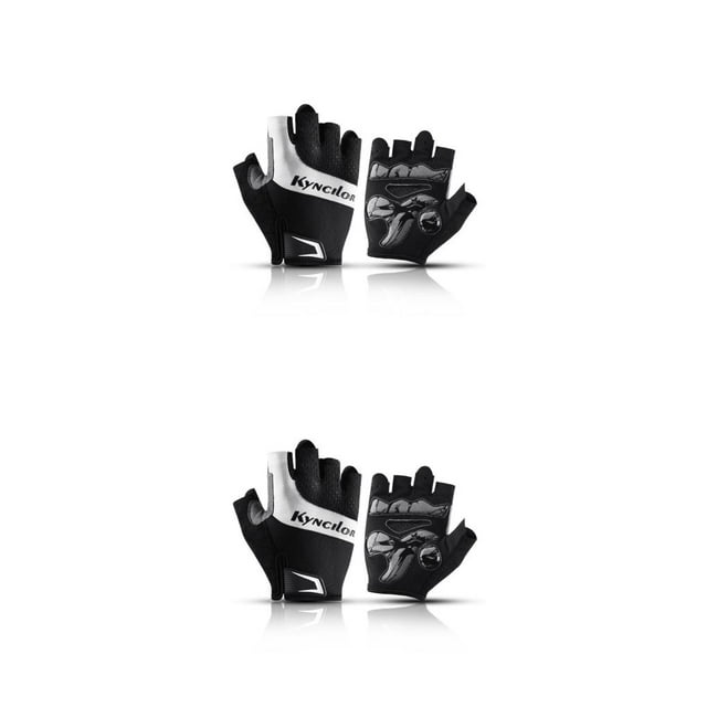 Yuarrent 2 uds guantes de ciclismo Protector deportivo resistente al desgaste guante de medio dedo Type1 NO1
