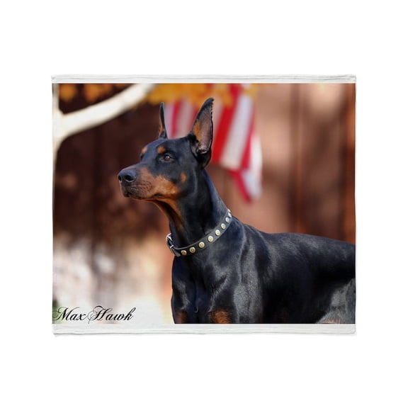 CafePress - Doberman Throw Blanket - Soft Fleece Throw Blanket, 50"x60" for All Ages