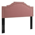 thumbnail image 2 of Modway Lucia King/California King Performance Velvet Headboard in Dusty Rose, 2 of 10