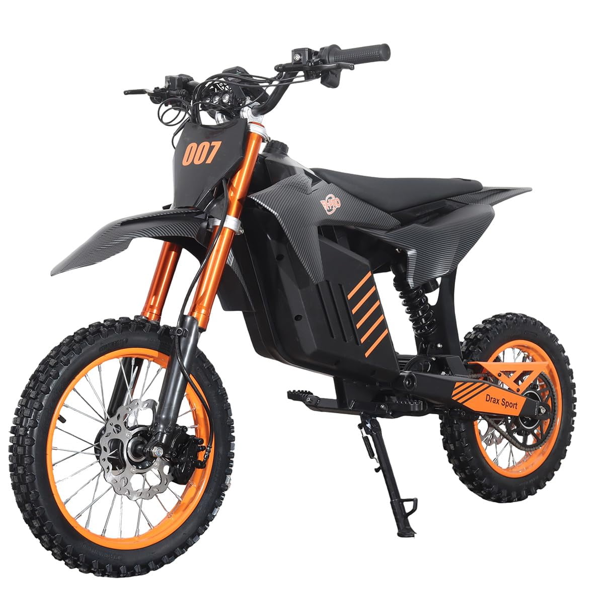 X-Pro Drax Sport Peak 2700W Electric Dirt Bike for Teens & Adults Off‑Road E‑Bike with 14"/12" Wheels!