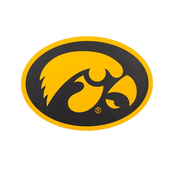 Iowa Hawkeyes 23" Layered Metal Wall Art Sign