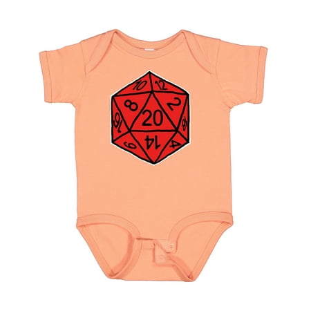 

Inktastic Red 20 Sided Dice Gift Baby Boy or Baby Girl Bodysuit