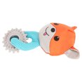thumbnail image 4 of Juguete de peluche de perro chillón para aliviar el aburrimiento, resistente a las mordeduras, lavable, divertido juguete de peluche para apretar para limpiar los dientes, 4 of 13