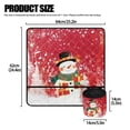 thumbnail image 5 of HELLHERO Beautiful & Practical Fusion Sewing Machine Pad Foldable Polyester Fabric Waterproof Christmas Snowmen and Music for Woman Gifts Travelling, Christmas, 5 of 5