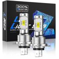 thumbnail image 1 of H7 Led Bulbs 6500k White, 8 Csp Chips Super Bright, Mini Size, Non-polarity, No Adapter Required Easy Install Conversion Kit, 1 of 5