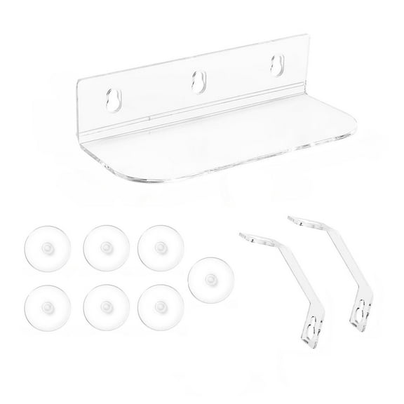 yotijay Suction Cup Shelf for Plants Acrylic Window Sill Extender for Indoor Outdoor