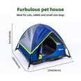 thumbnail image 3 of Tienda para Gatos GDanes Cueva Azul para Gatos de Interior y Perros Pequeños, 3 of 7