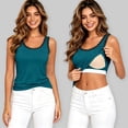 thumbnail image 2 of WAYUTE Womens Tank Tops with Built in Bras Summer Lace Sleeveless Stretch Fit Solid Color Camisole Casual Sporty Fashion,Green,3XL, 2 of 4