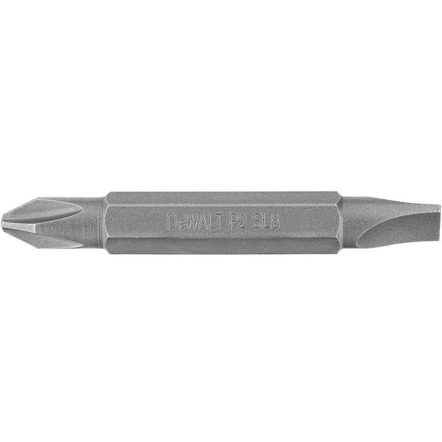 Punta de destornillador de doble punta DEWALT DW2024 #2 Philips y #8 ranurada