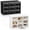 Black, White, variant on 2 Pcs Mini Storage Drawers Teacher Toolbox Organizer with 9 Clear Drawers Small Plastic Desktop Teacher Desk Craft Organizer for Classroom Office 7" x 3. 9" x 4. 7"(Black)