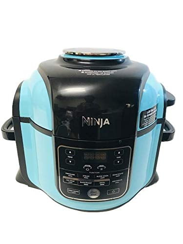 Foodi Deluxe 9-in-1 PressureBroilDehydrateSlow CookerAir Fryerand More6.5-Quart Renewed Ninja OP302 Light Blue 