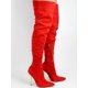 thumbnail image 1 of Botas Largas de tacon para Dama Hanna MX  Hold Tight Red, 1 of 2