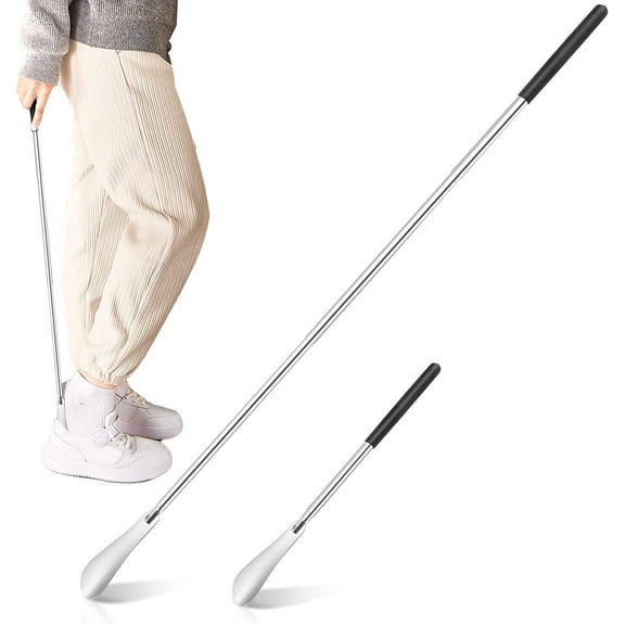 Telescopic Shoehorn Long Metal Shoehorn Shoehorn Stainless Steel