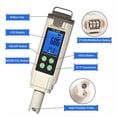 thumbnail image 3 of Medidor de Temperatura de Agua -400, PH, ORP, H2, Hidrógeno, TDS, Acuario, Piscina, Hidroponía, Medidor de Calidad del Agua Potable., 3 of 10