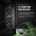 thumbnail image 3 of Antec P20CE – Boîtier Tour Moyenne – ATX Étendu – Compatible Intel Core et RAM DDR4 – Sans Alimentation – USB/Audio, 3 of 7