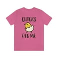 thumbnail image 2 of Chicks Dig Me Funny Cute Easter Shirt - Holiday Tee, 2 of 10