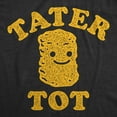 thumbnail image 2 of Tater Tot Baby Bodysuit Funny Sarcastic Graphic Novelty Jumper for Infants, 2 of 8