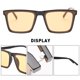 thumbnail image 3 of Las gafas de sol planas del espejo forman las gafas de sol del tiroteo de la calle de la tendencia, hechas de PC y nailon, 3 of 5