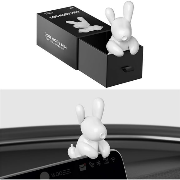 Suitable For Tesla Y2026 Dog Mini Screen Decoration Decorations Compatible With 2017-2026 Tesla Model 3 And New Model Y Juniper Interior Accessories