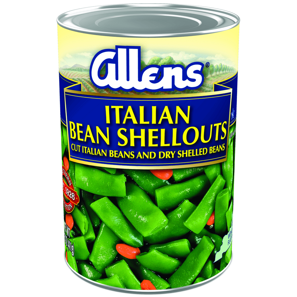 Allens Italian Bean Shellouts, Canned Vegetables, 14.5 oz