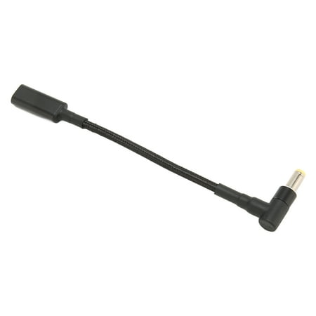 

Type C PD Power Adapter Aluminium Alloy 100W USB C To DC 5.5x2.5mm Adapter Safe Dual Chip For Laptop