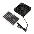 thumbnail image 1 of Solar Power Panel Exhaust Fan, Solar Panel Fan Energy Saving Portable Efficient  For Kitchen For Greenhouse, 1 of 8