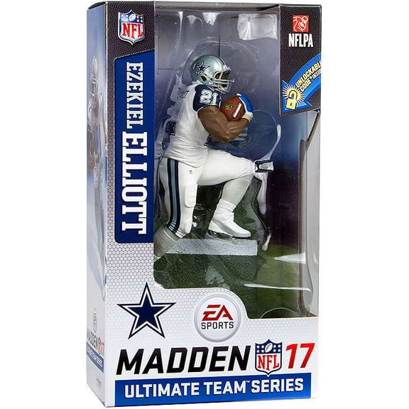 McFarlane NFL EA Sports Madden 17 Ultimate Team Series 2 Ezekiel Elliott Action Figure (Color Rush Uniform - White Pants)