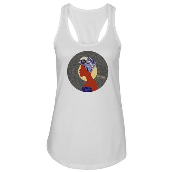 Africa Fashion And Style Racerback Tank Women -SPIdeals Designs, Female XX-Large