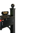 thumbnail image 3 of Mailbox & Post System  Black Rust Resistant Mailbox Kit, 3 of 6