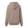 thumbnail image 7 of Womens Sweatshirt Women's Solid Color Sweatshirt Women's Casual Hoodie Basic Pullover Sweatshirt Soft Comfortable Long Sleeve Hooded Top For Everyday Wear All Season, 7 of 7