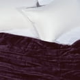 thumbnail image 2 of Vellux Plush Quilted Blanket, King, Purple, 2 of 8