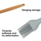 thumbnail image 3 of Naiovety Utensilios de cocina de silicona de mano, seguros, antiadherentes, antioxidantes, lavables, utensilios de cocina, restaurante, Gris, Pinsel Zeigen Sie als Bilder, 3 of 6