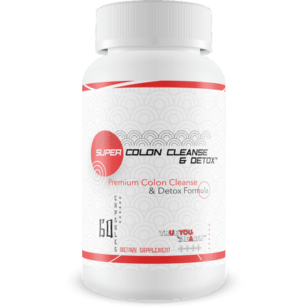 Super Colon Cleanse & Detox - Premium Colon Cleanse & Detox Formula with Herbs, Probiotics, & Fiber - Help Reduce Bloating - Natural Digestive Support & Constipation Relief - Colon Cleanser