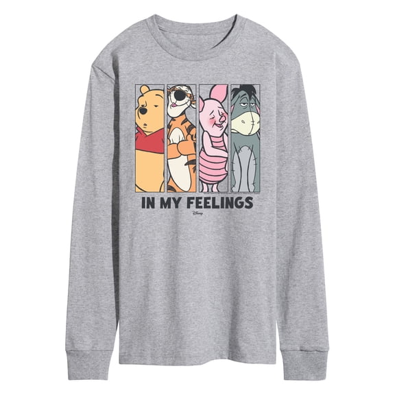 Winnie The Pooh - In My Feelings - Men's Long Sleeve Graphic T-Shirt