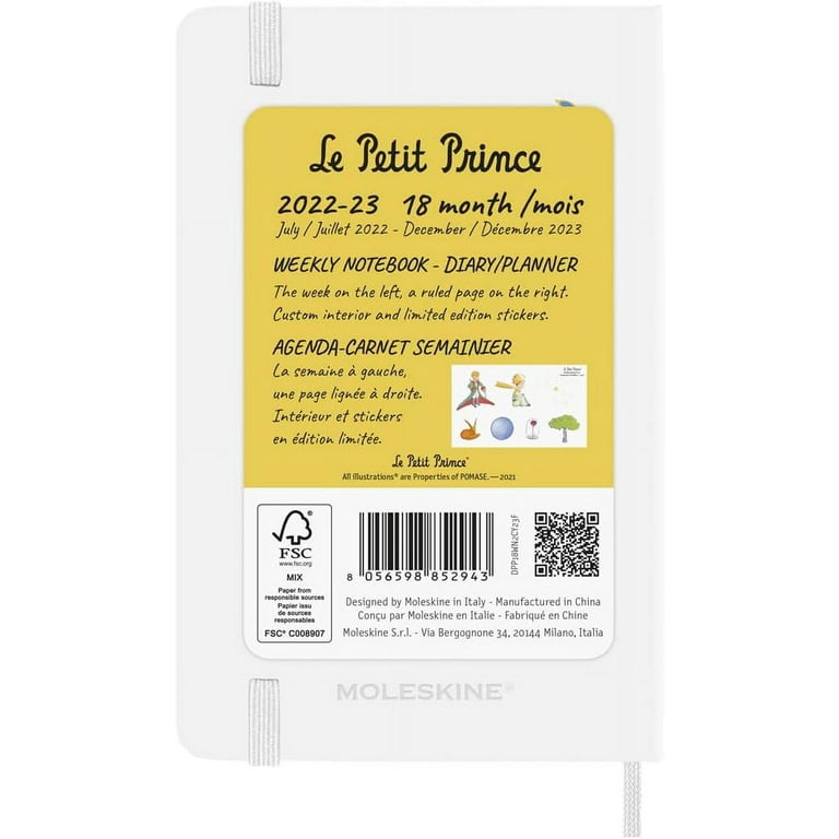 Le Petit Prince Limited Edition Notebook Large, Hard Cover, Ruled, with  Gift Box Black