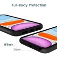 thumbnail image 3 of Silicone Case for iPhone 11 (2019) 6.1-Inch, Silky-Soft Touch Full-Body Protective Case, Shockproof Cover with Microfiber Lining, Black, 3 of 7