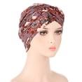 thumbnail image 3 of Floral Colorful Headscarf Hairband With Braided Bonnet For Stylish All Day Wear And Versatile Everyday Accessory, 3 of 3