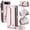 Pink, variant on For Google Pixel 11 Case Crossbody Wallet PU Leather Magnetic Flip Folio Wristlet Shoulder Strap 3-in-1 Crossbody Phone Case with Card Slots Zipper Pocket for Women Men,Purple
