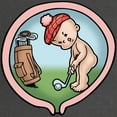 thumbnail image 2 of CafePress - On The Front Nine Maternity Dark T Shirt - Maternity Dark T-Shirt, 2 of 3