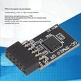 thumbnail image 3 of TPM Remote Card Module, GA 12-1 Pin SPI Interface Plug and Play TPM 2.0 Encryption Security Module  for WIN11 2.0 GC-TPM2.0 for Motherboard, 3 of 7