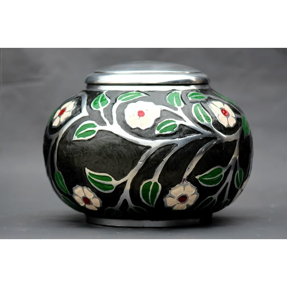 Adult Cremation Urns For Male/Female – Funeral Urn for Human Ashes – Decorative Urns for Ashes, Large keepsake box (Multi Black)