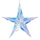 thumbnail image 1 of Fiudx Corona Navideña Decorativa con Diseño Único En Forma de Estrella, Colgante de Cristal y Lentejuelas, Ideal para Fiestas, Escaparates y Centros Comerciales, Juego de 1 Pieza., 1 of 1