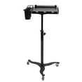 thumbnail image 5 of Rolling Salon Tray Cart with Accessory Adjustable Height Hair Tray Salon Tray on Wheels Hair Stylist Cart for Salon SPA, 5 of 9