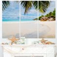 thumbnail image 1 of Summer Beach with Palm Leaves, 1 of 1